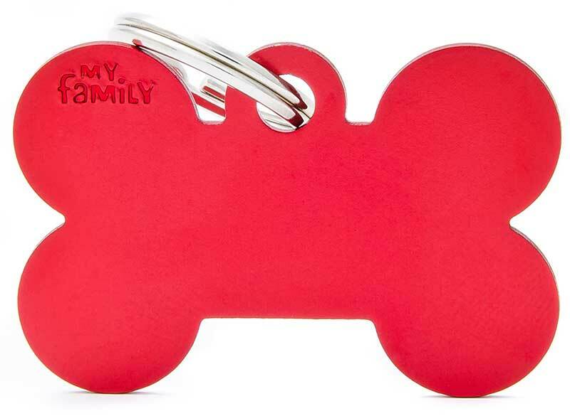 MF TAGS BIG BONE ALUMINUM RED
