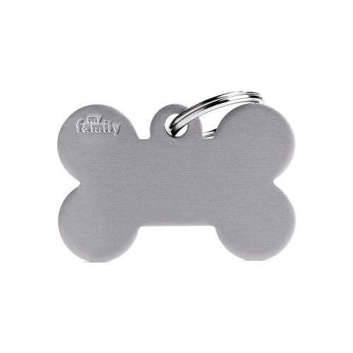 MF TAGS BASIC ALUMINUM GREY BIG BONE